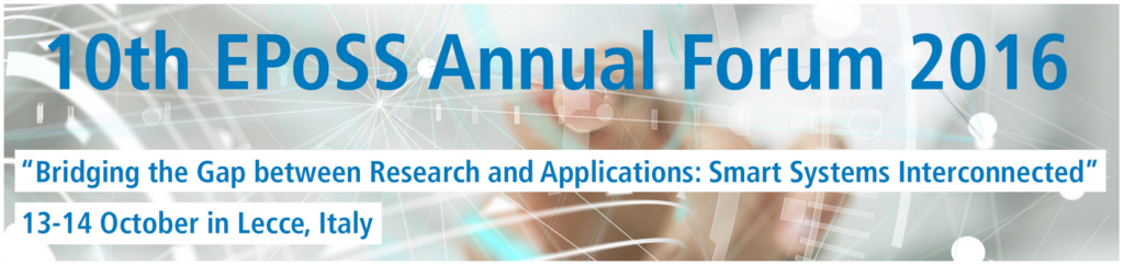 EPoSS Annual Forum 2016 in Lecce, Italy: 13-14 October 2016