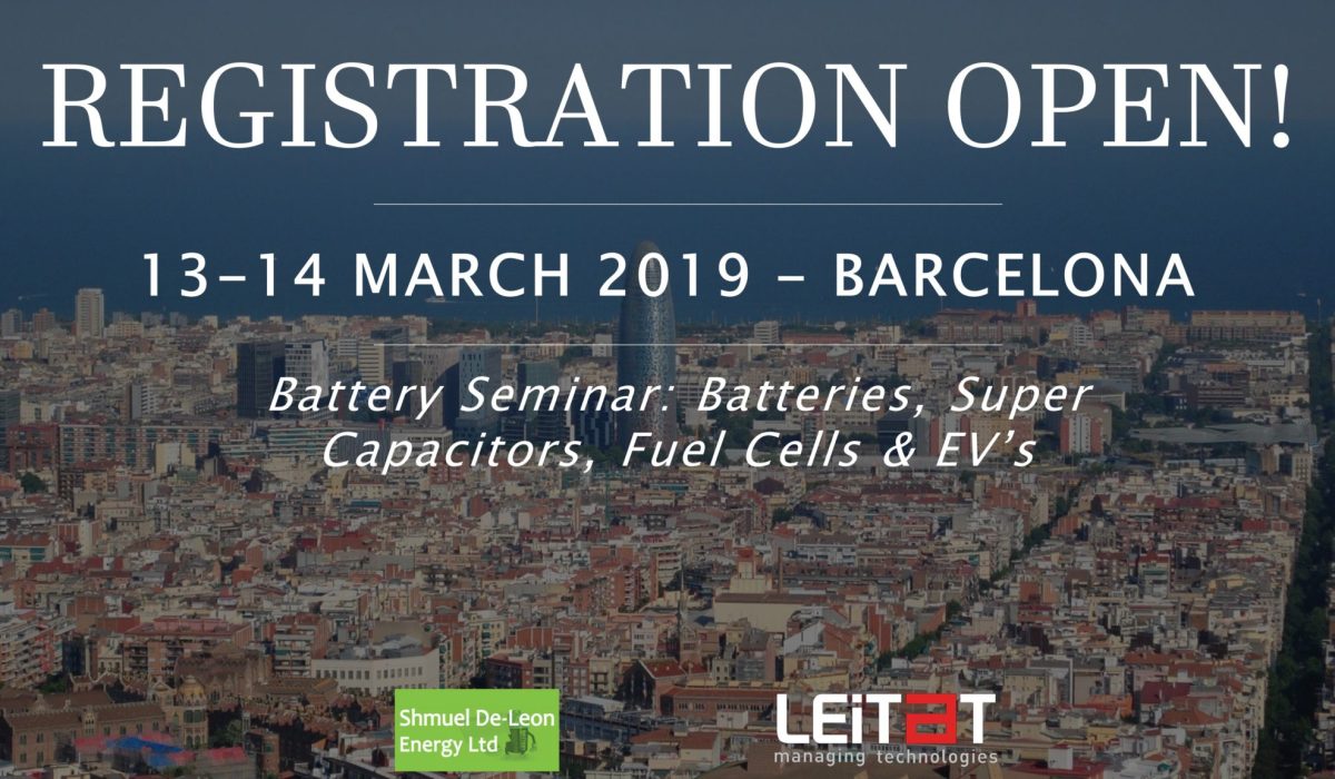 Registration Open Battery Seminar