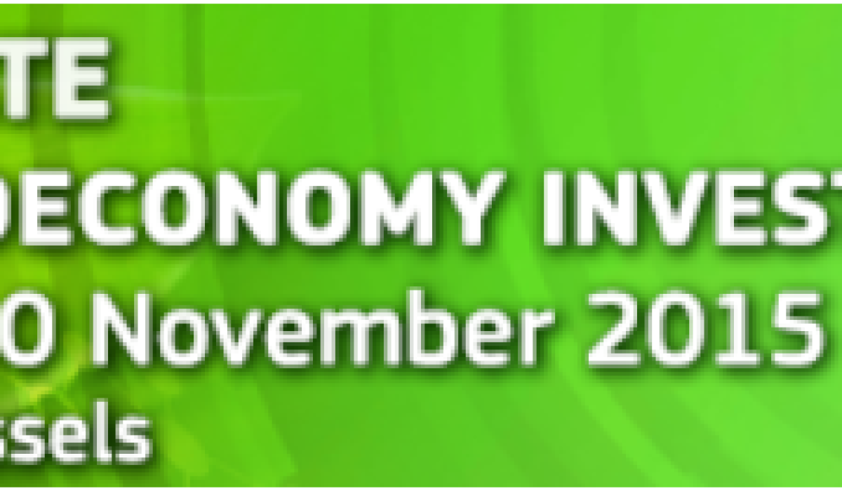 Bioeconomy Investment Summit 2015 Brussels